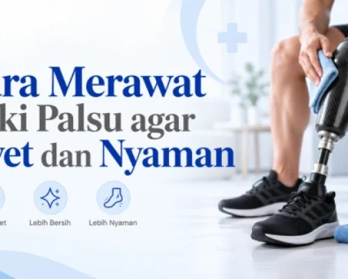 cara merawat kaki palsu